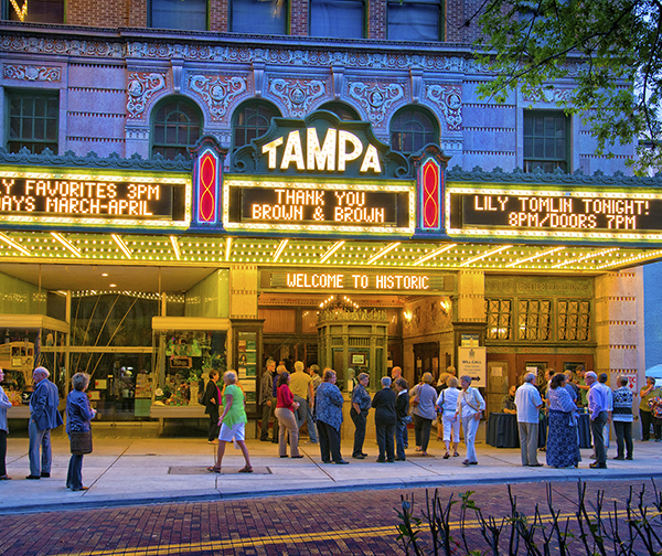 Tampa Theater front entrance